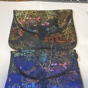 2 Chinese tapestry pouch/purse $11